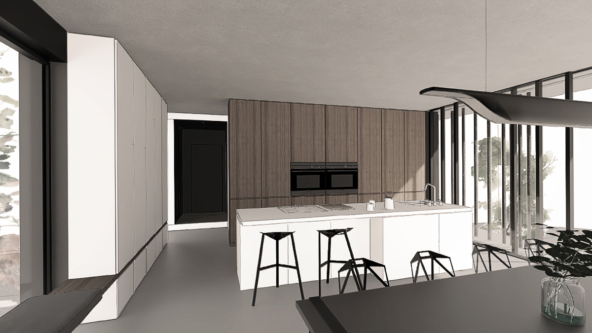 maison-contemporaine-minimaliste-beton-lyon-savoie-cuisine-sur-mesure-ilot-design